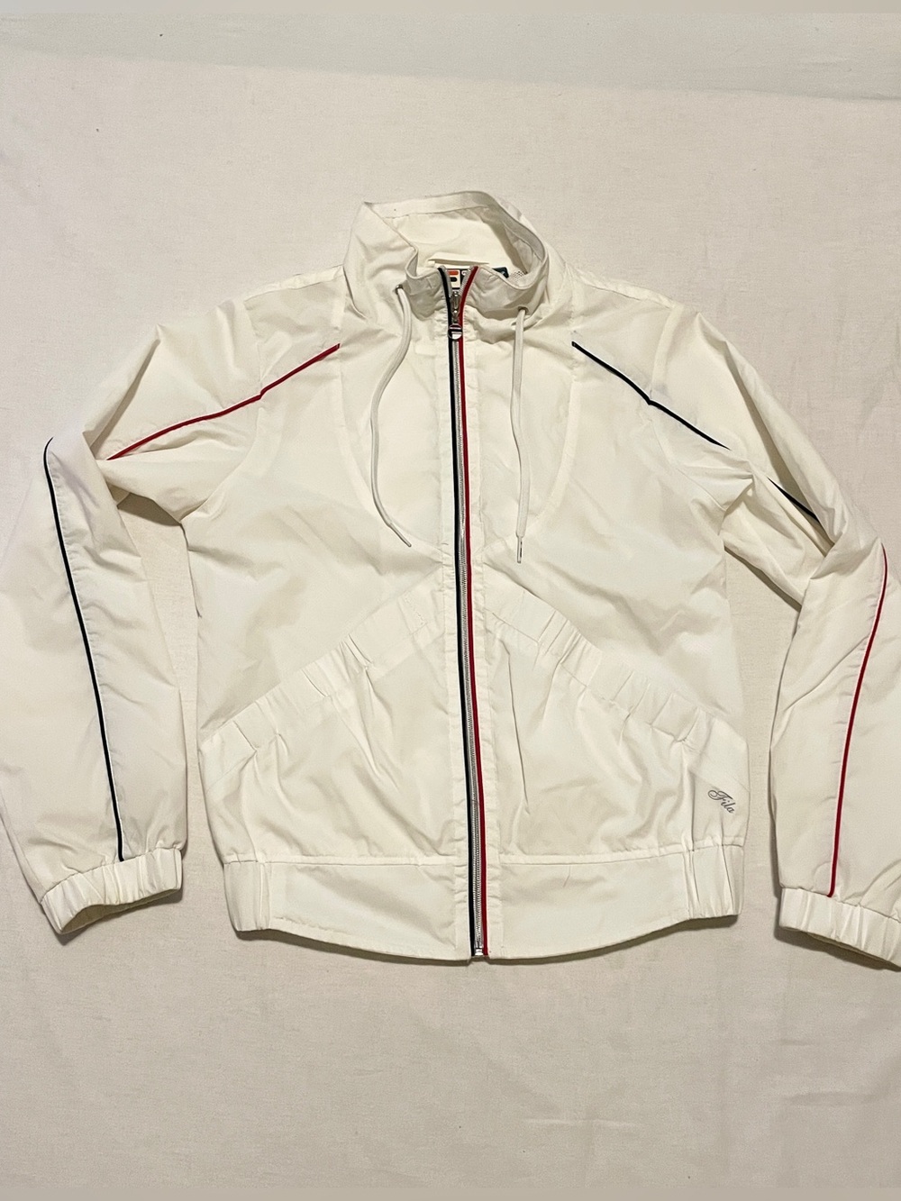 Vintage Fila F-Box Track Jacket Windbreaker Size Small